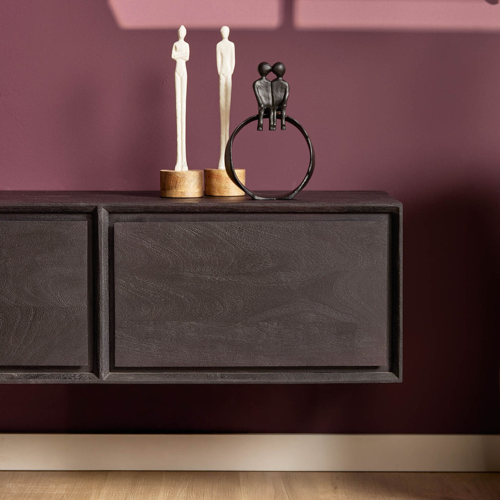 TV-meubel Ambiance | 280 cm | Mangohout Black