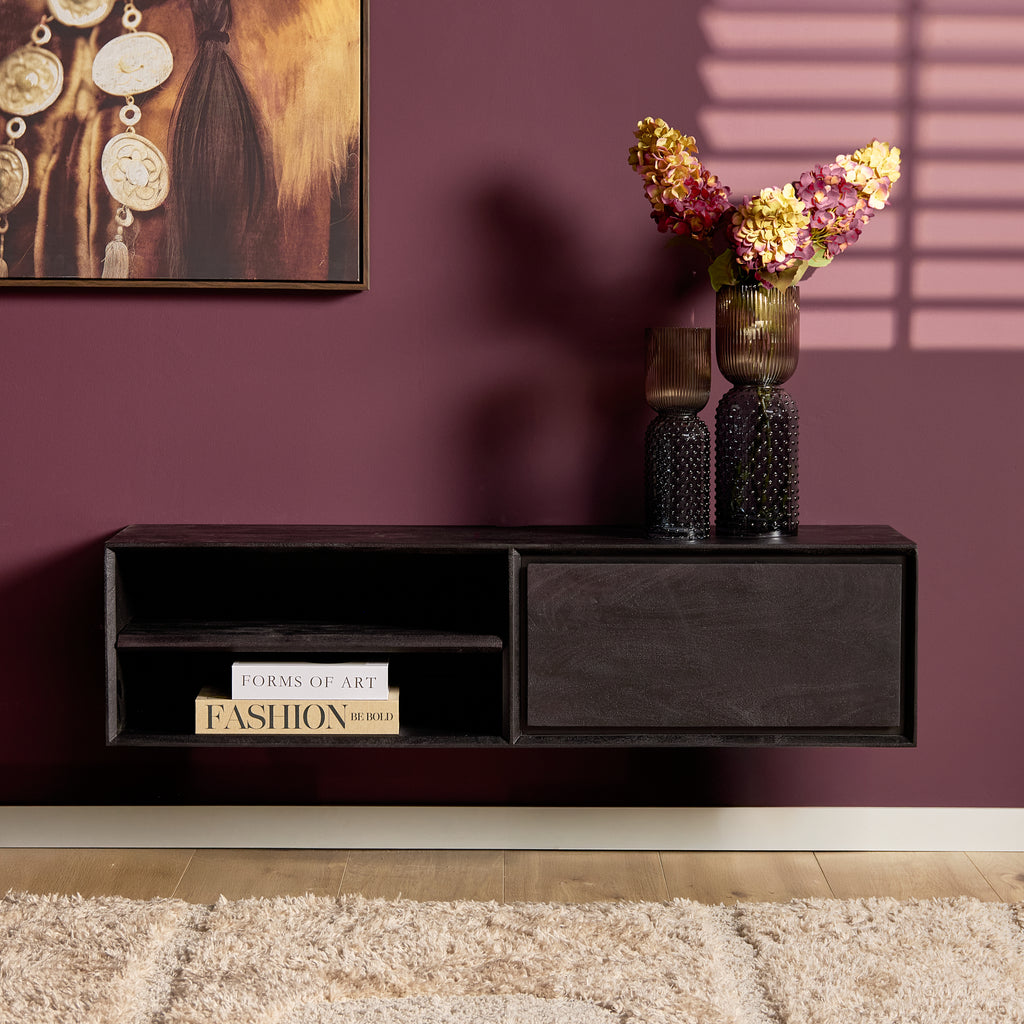 TV-Meubel Zwevend | Ambiance | Mangohout naturel