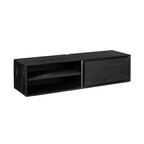 Tv-meubel Ambiance | Zwevend | Mangohout Zwart