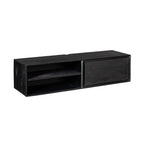 Zwevend tv-meubel Ambiance Zwart | 120 cm