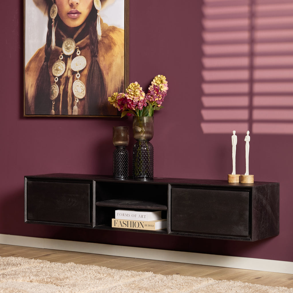 TV-Meubel Zwevend | Ambiance | Mangohout naturel