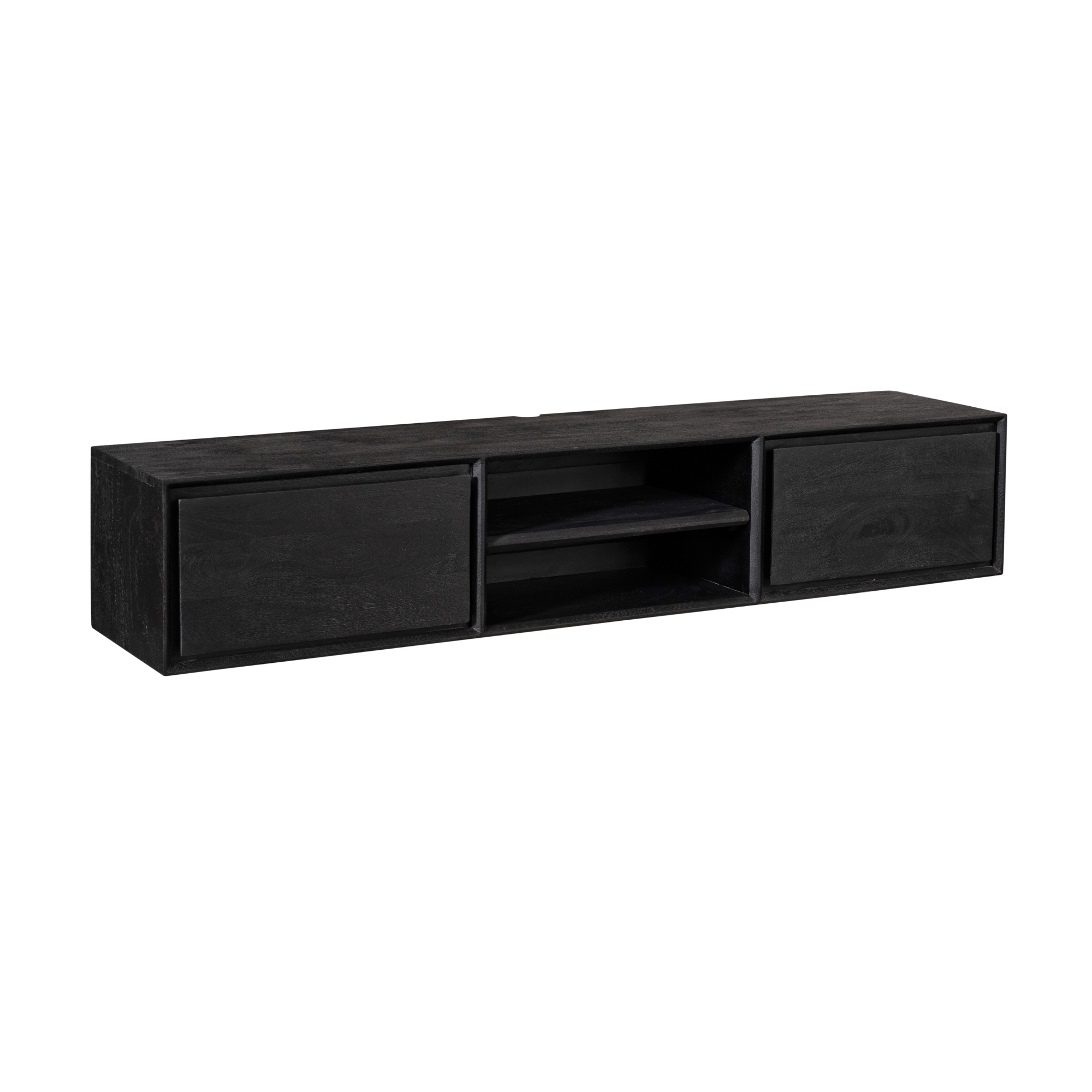 TV-Meubel Zwevend | Ambiance Black | Mangohout
