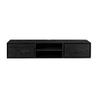 Zwevend tv meubel Ambiance Zwart | 160 cm