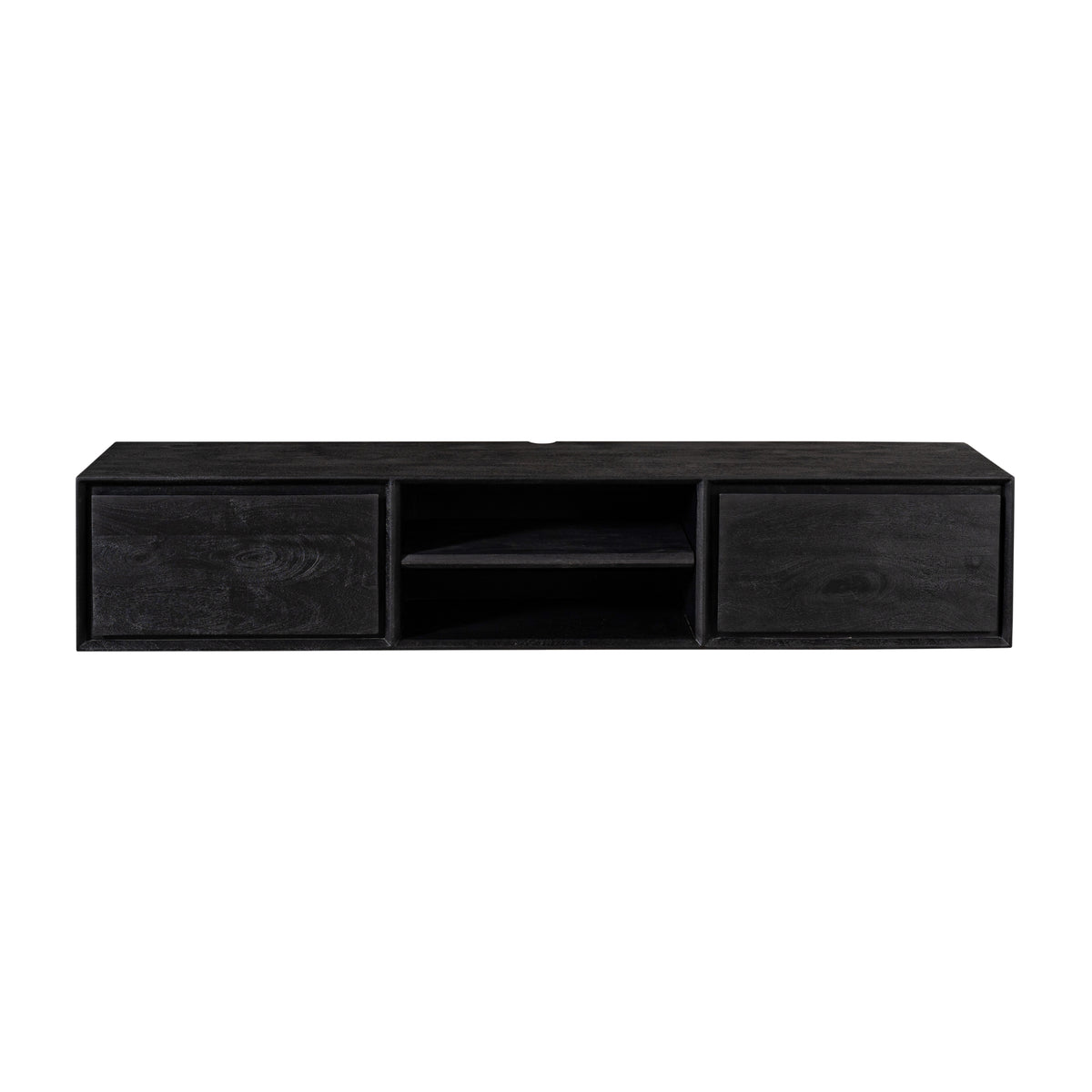 Zwevend tv meubel Ambiance Zwart | 160 cm
