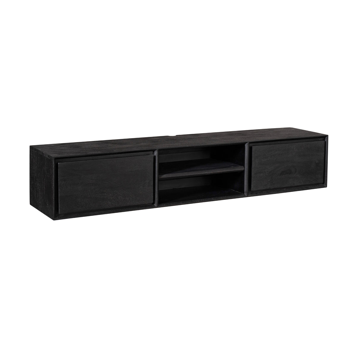 Zwevend tv meubel Ambiance Zwart | 160 cm
