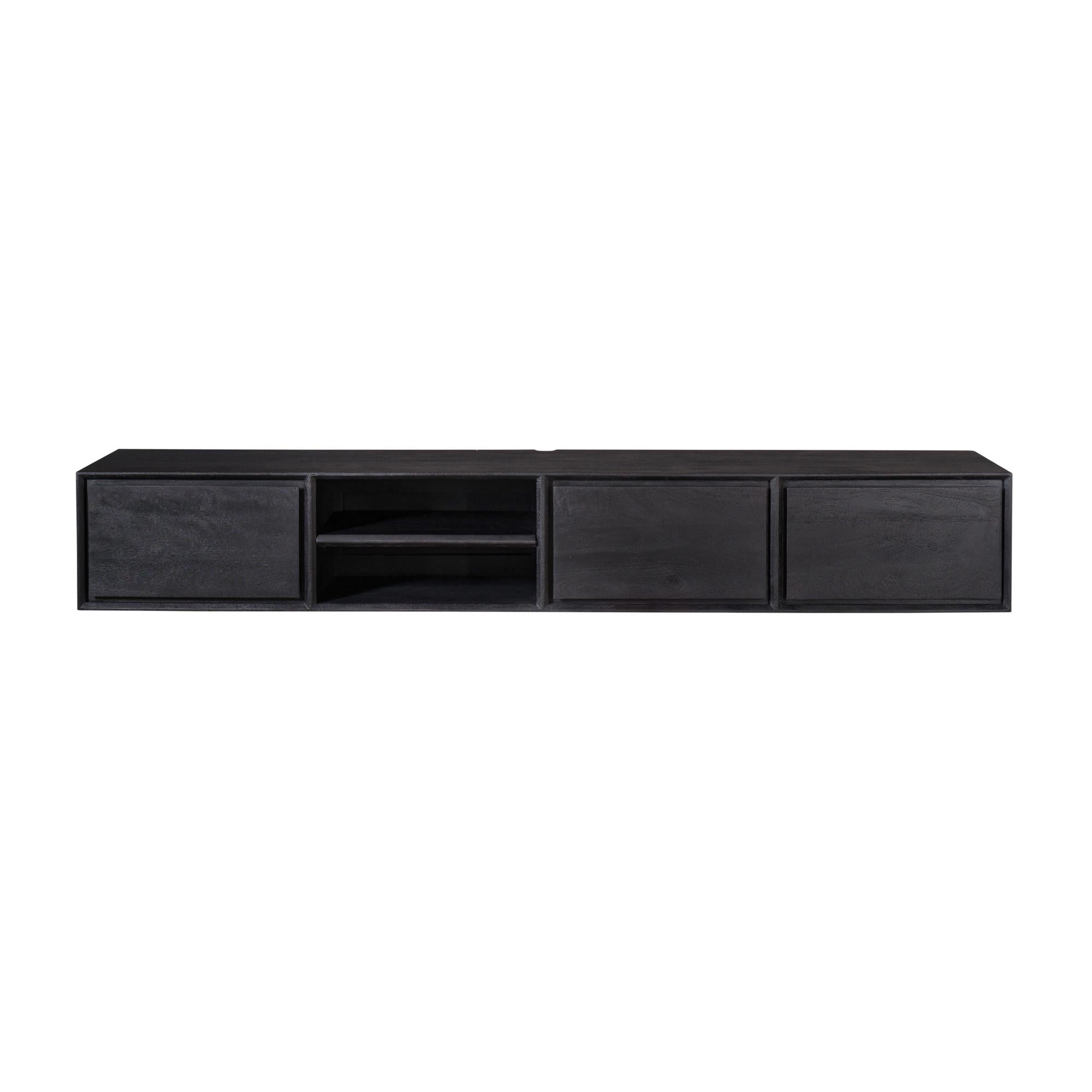 TV-meubel Ambiance | Zwevend | Mangohout Black