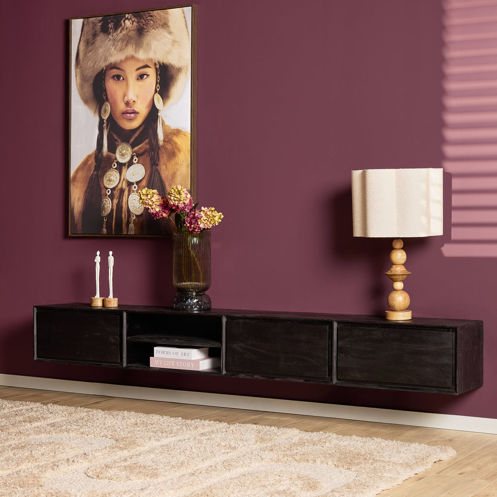TV-Meubel Zwevend | Ambiance | Mangohout naturel