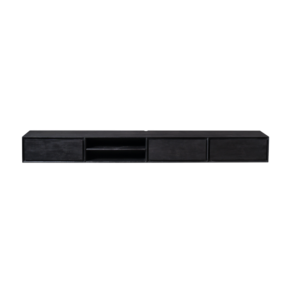 TV-meubel Ambiance | 280 cm | Mangohout Black