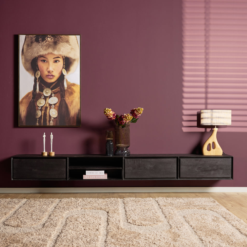 TV-Meubel Zwevend | Ambiance | Mangohout naturel