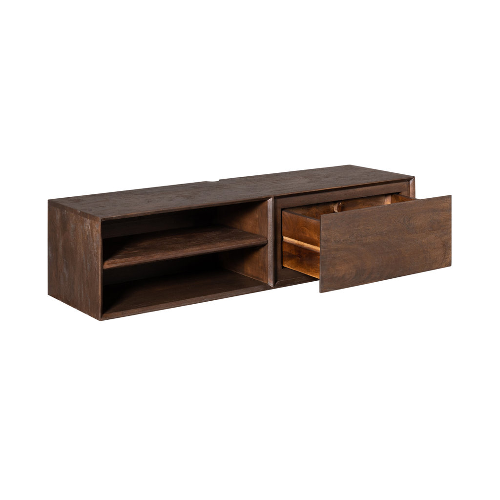 TV-meubel Ambiance Brown | Zwevend | Mangohout 120 cm