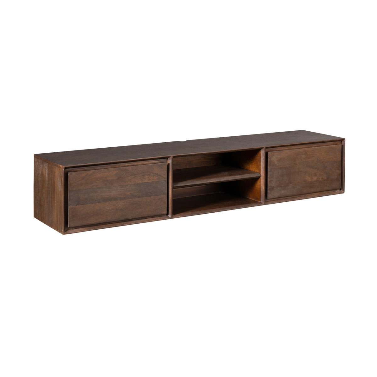 Zwevend tv-meubel Ambiance Bruin | 160 cm