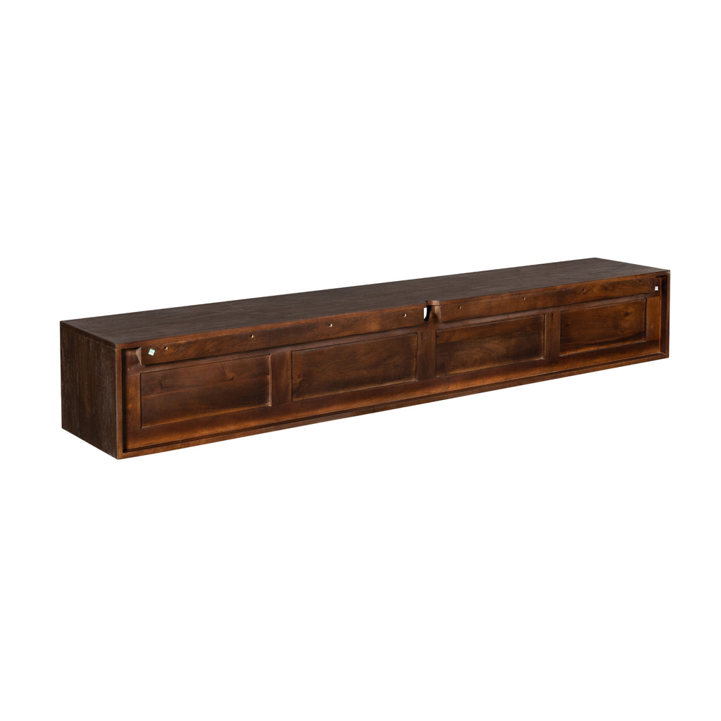 Zwevend tv-meubel Ambiance Bruin | 200 cm