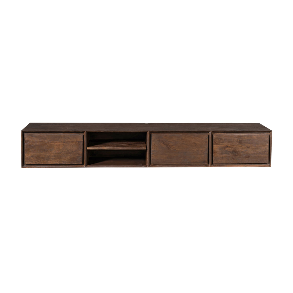 Zwevend tv-meubel Ambiance Bruin | 200 cm