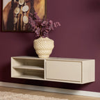 Tv-meubel Ambiance Sand | Zwevend | Mangohout 120 cm