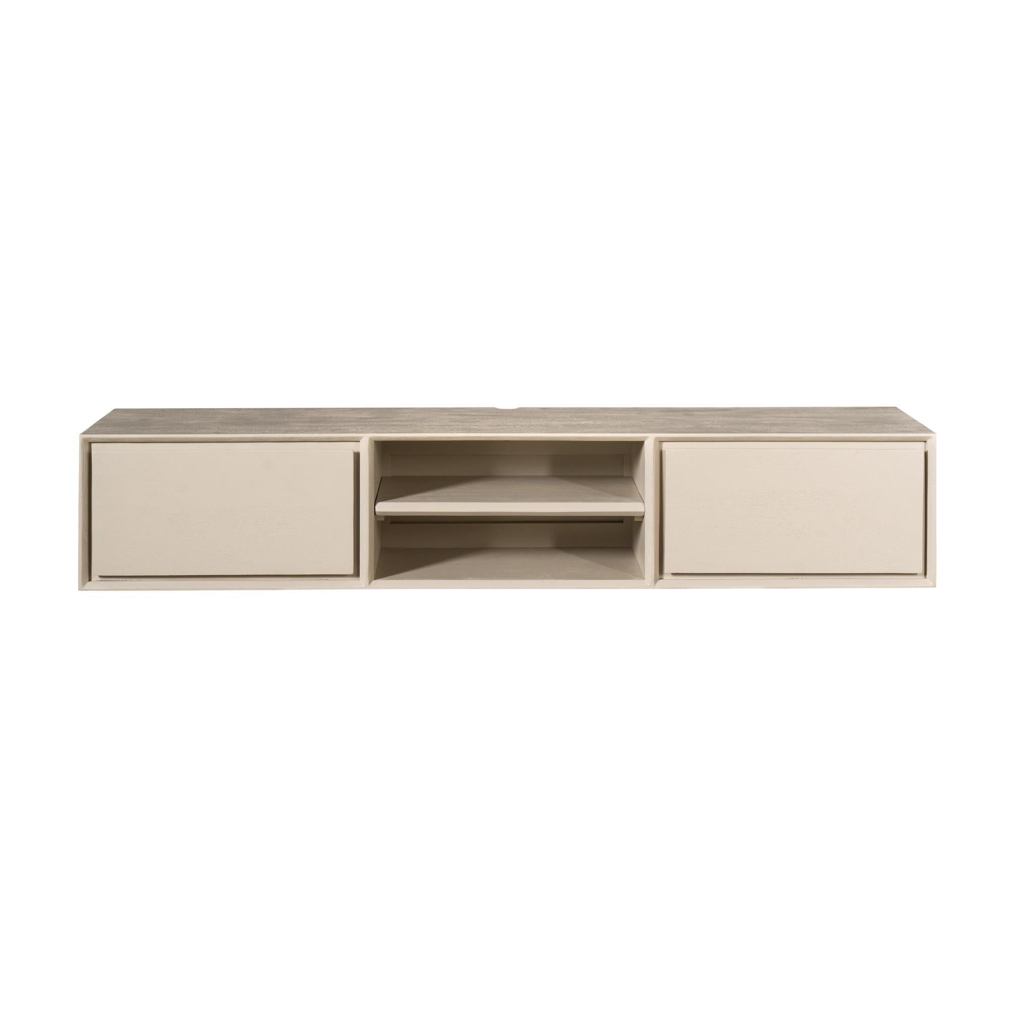 TV-meubel Ambiance Sand | Zwevend | Mangohout