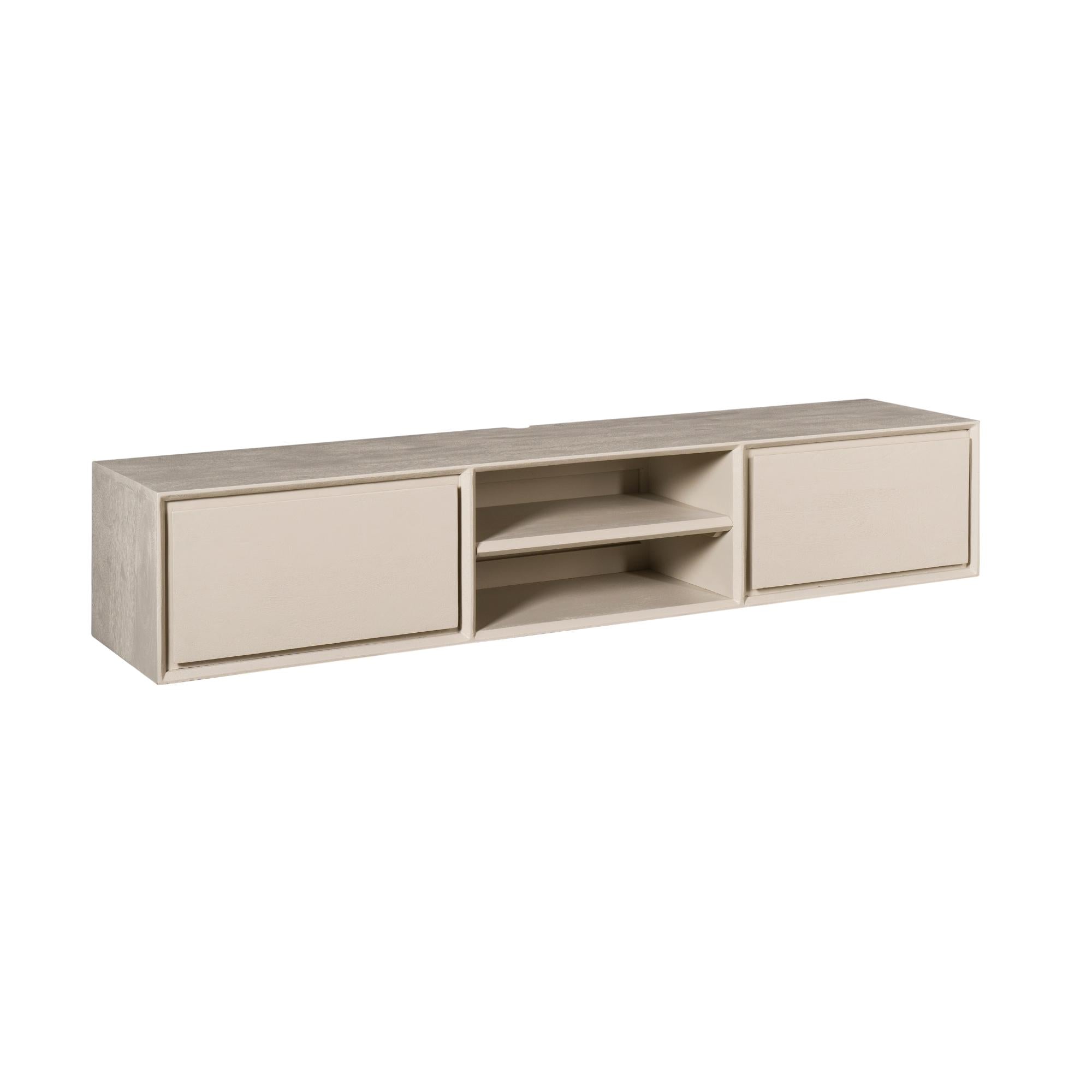 TV-meubel Ambiance Sand | Zwevend | Mangohout
