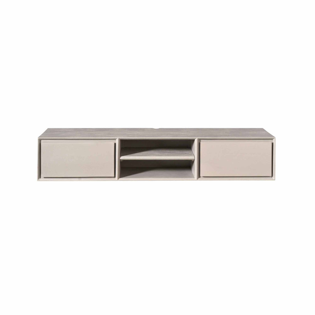 Tv-meubel Ambiance | Zwevend | Mangohout Taupe