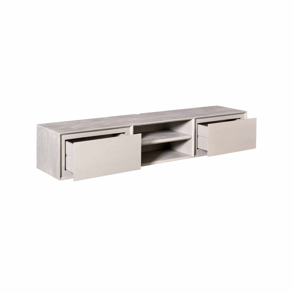 Tv-meubel Ambiance | Zwevend | Mangohout Taupe