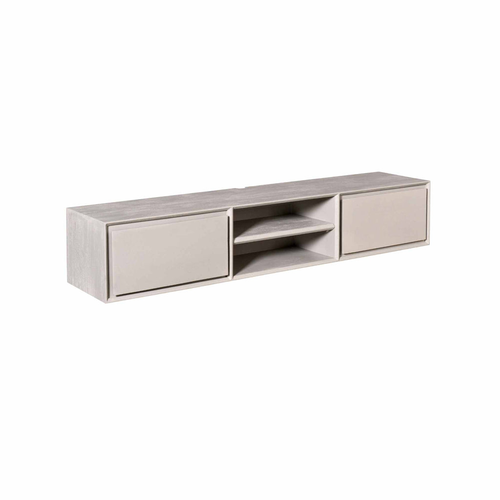 Tv-meubel Ambiance | Zwevend | Mangohout Taupe