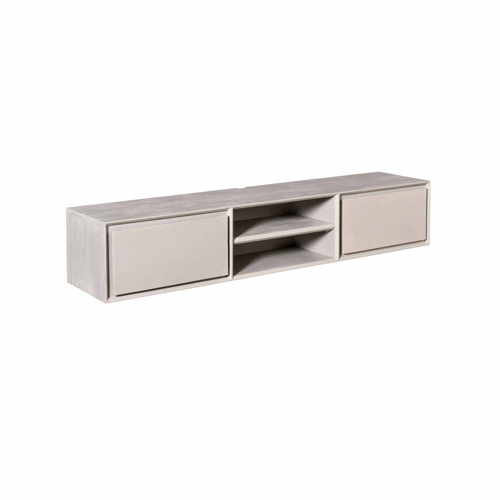 Tv-meubel Ambiance | Zwevend | Mangohout Taupe