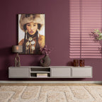 Zwevend tv meubel Ambiance Taupe | 240 cm