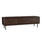 Zwevend tv-meubel Allure bruin mangohout 160 cm