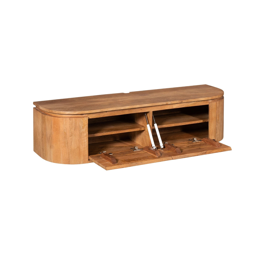 Tv-meubel Excellent | Zwevend | Mangohout naturel