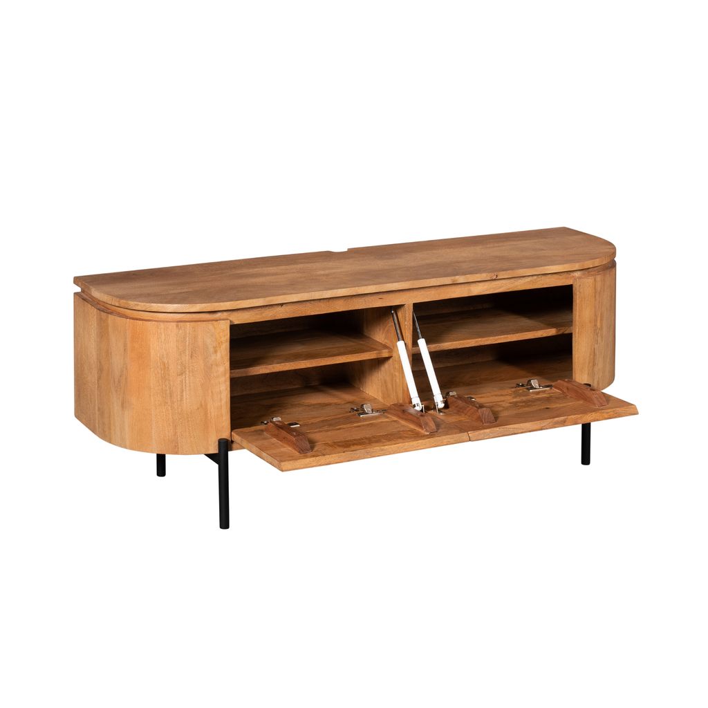 Tv-meubel Excellent | Zwevend | Mangohout naturel