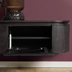 TV-meubel Excellent | Zwevend | Mangohout Zwart