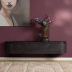 TV-meubel Excellent | Zwevend | Mangohout Zwart