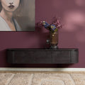 TV-meubel Excellent | Zwevend | Mangohout Zwart