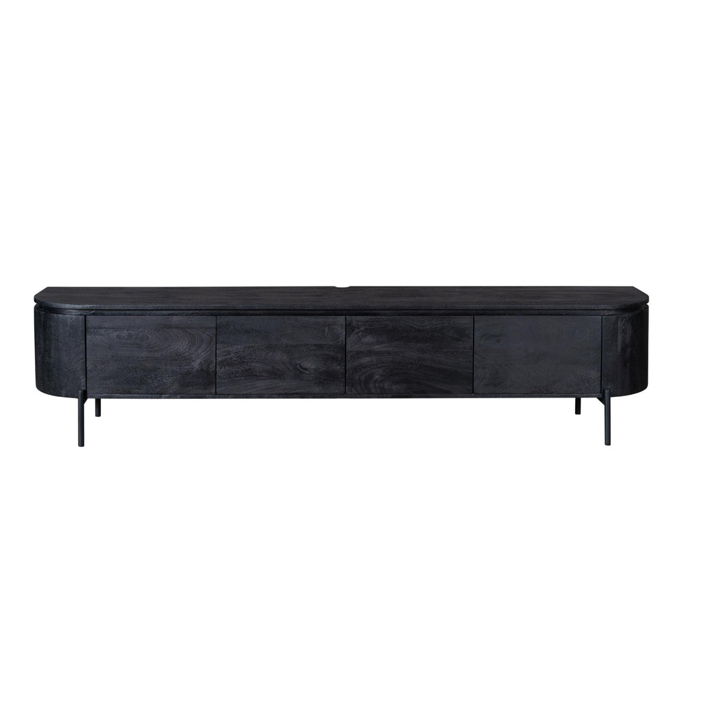 Tv-meubel Excellent Zwart | 200 cm