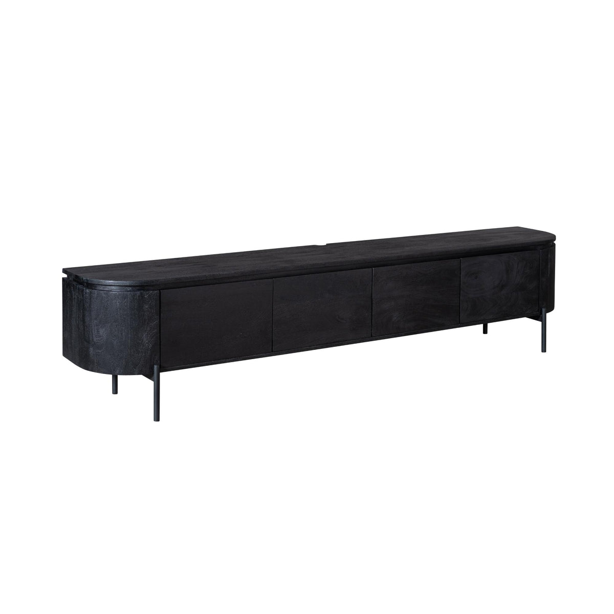 Tv-meubel Excellent Zwart | 200 cm