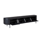 Tv-meubel Excellent Zwart | 200 cm