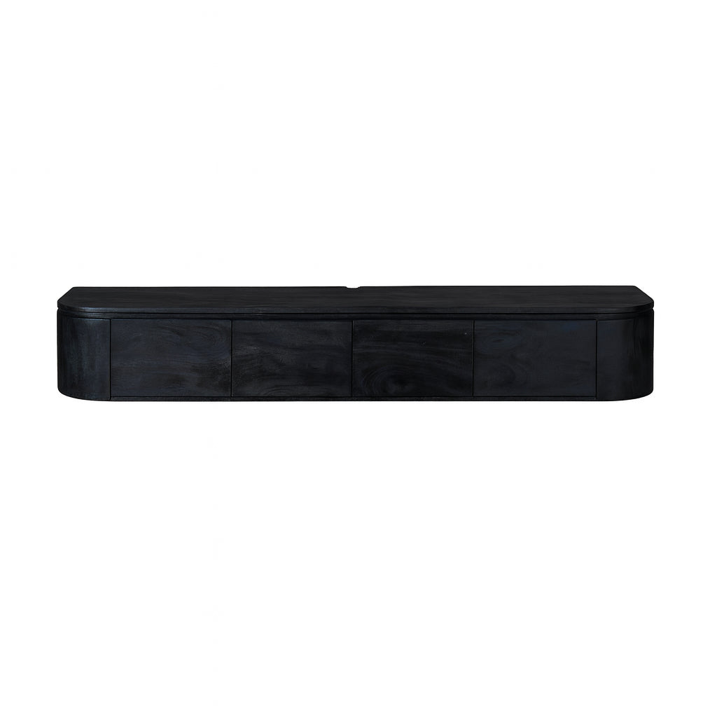 Tv-meubel Excellent Zwart | 200 cm