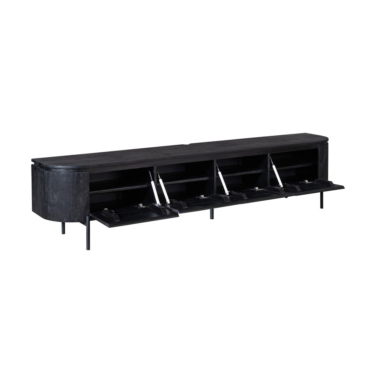 Tv-meubel Excellent Zwart | 240 cm