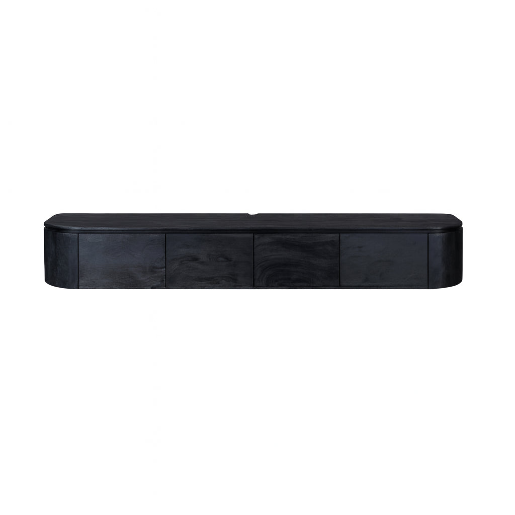 Tv-meubel Excellent Zwart | 240 cm