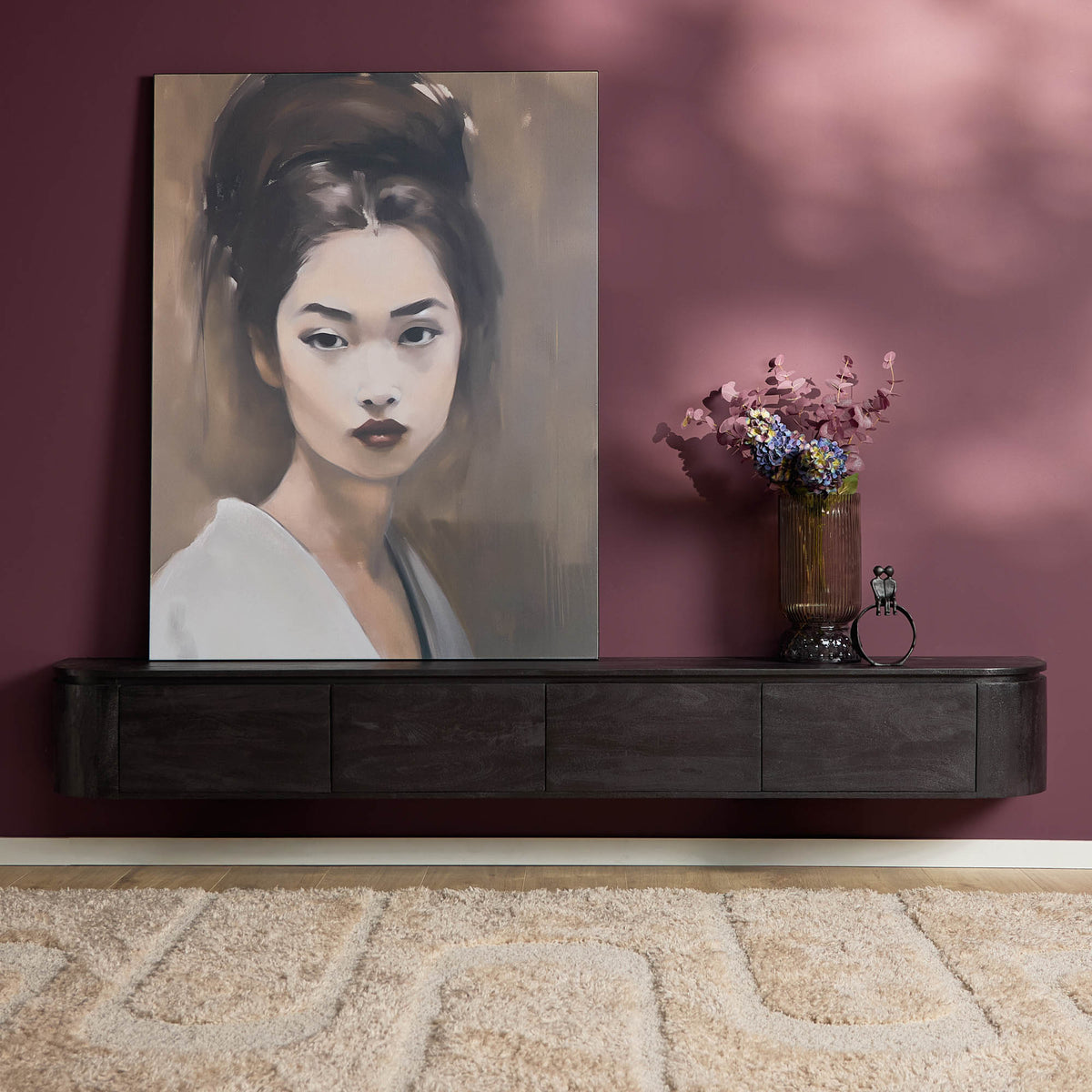 Tv-meubel Excellent Zwart | 240 cm