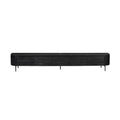 Tv meubel Excellent Zwart | 280 cm