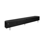 Tv meubel Excellent Zwart | 280 cm