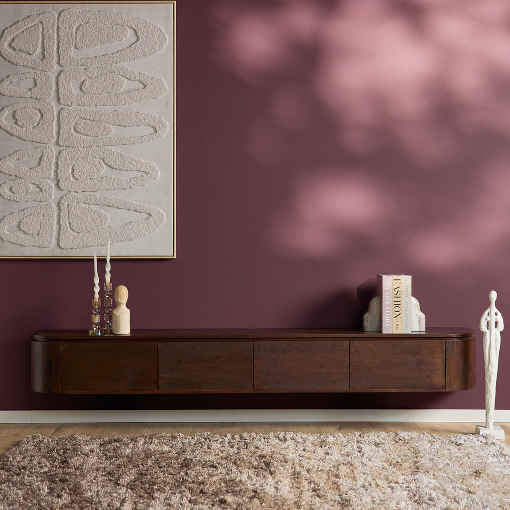 TV-Meubel Zwevend | Ambiance | Mangohout naturel