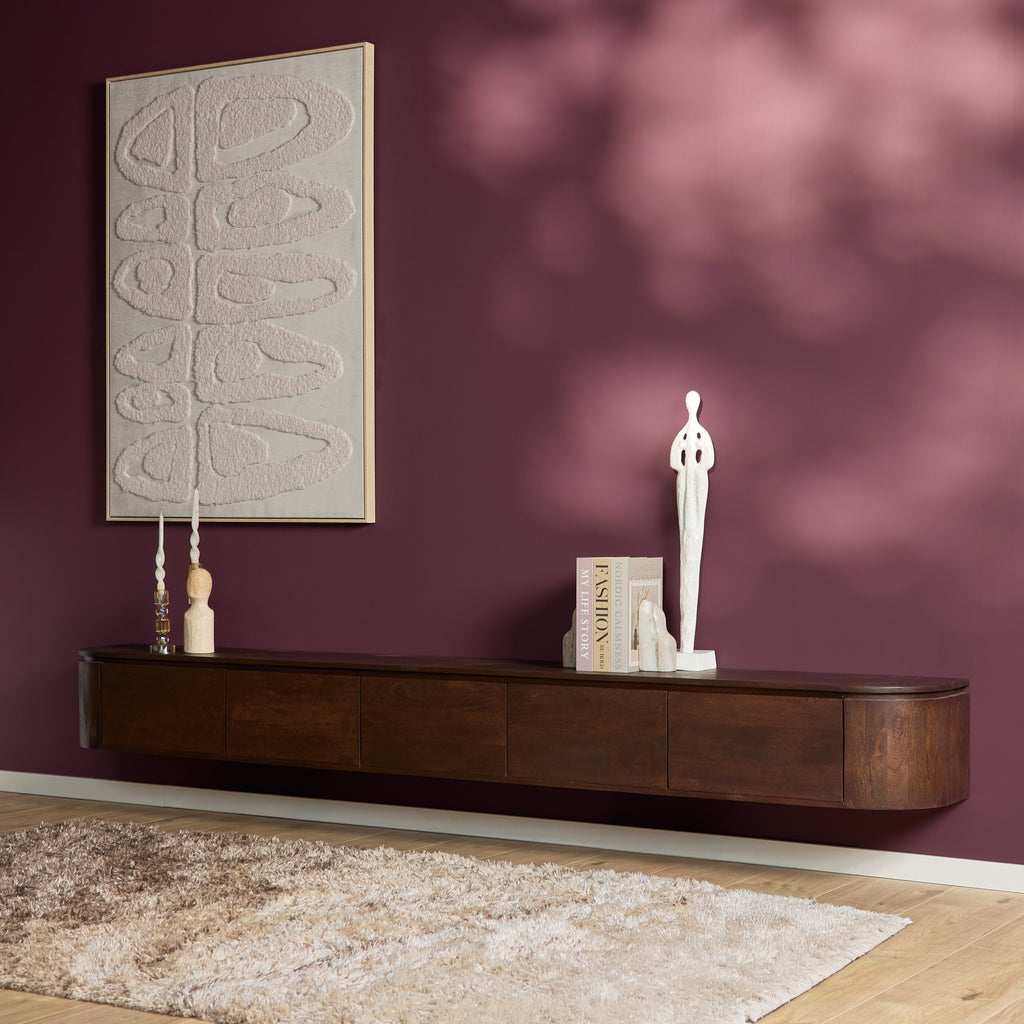 TV-Meubel Zwevend | Ambiance | Mangohout naturel