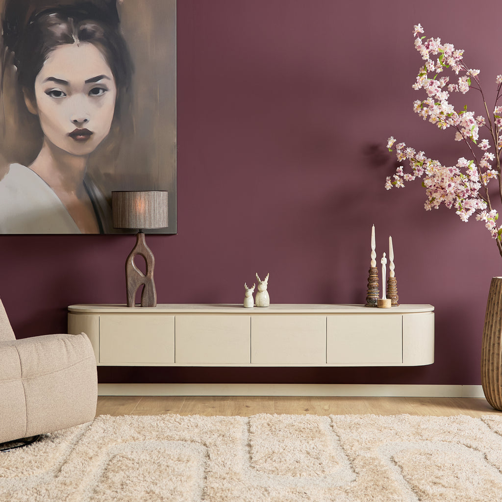 TV-Meubel Zwevend | Ambiance | Mangohout naturel