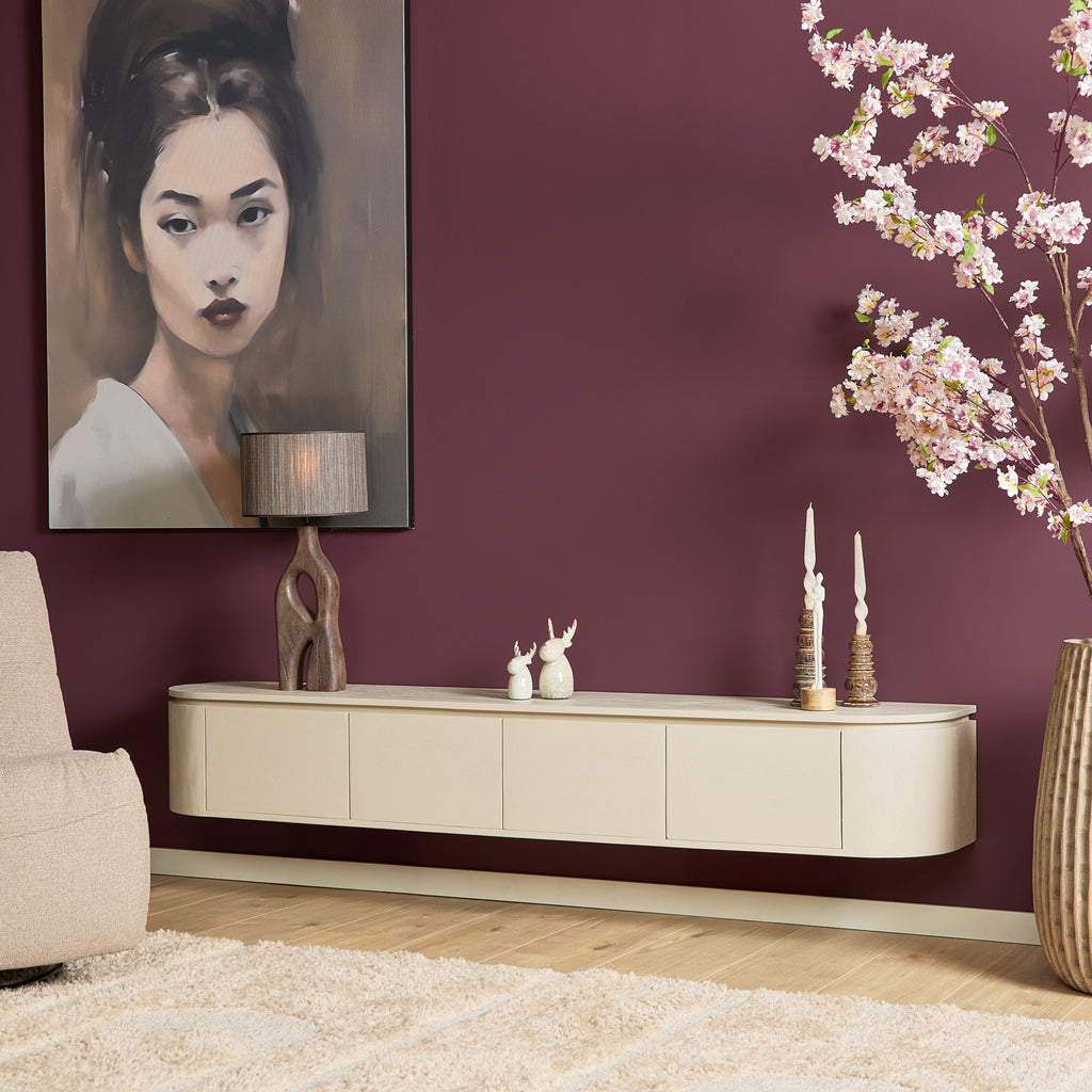 TV-Meubel Zwevend | Ambiance | Mangohout naturel