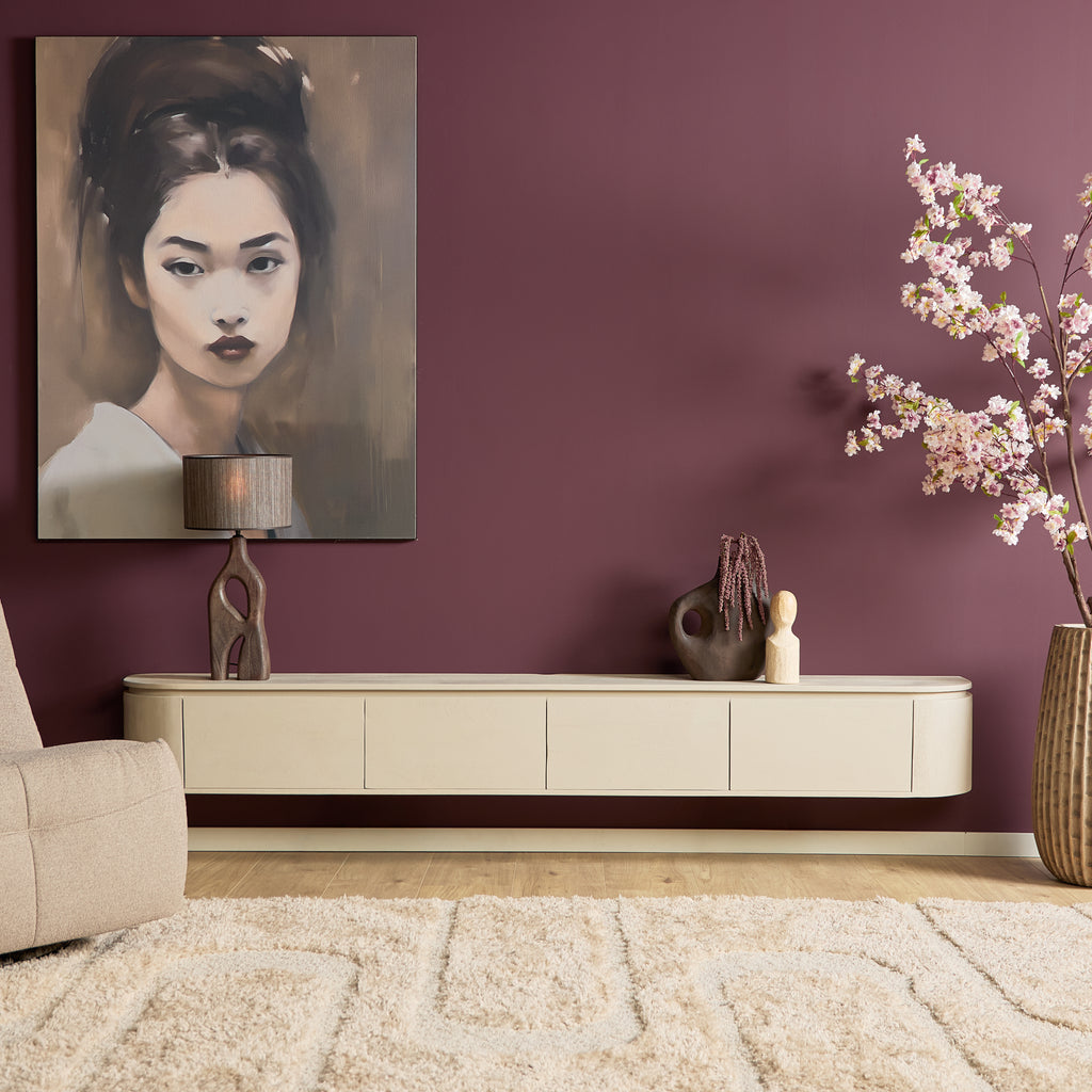 TV-Meubel Zwevend | Ambiance | Mangohout naturel