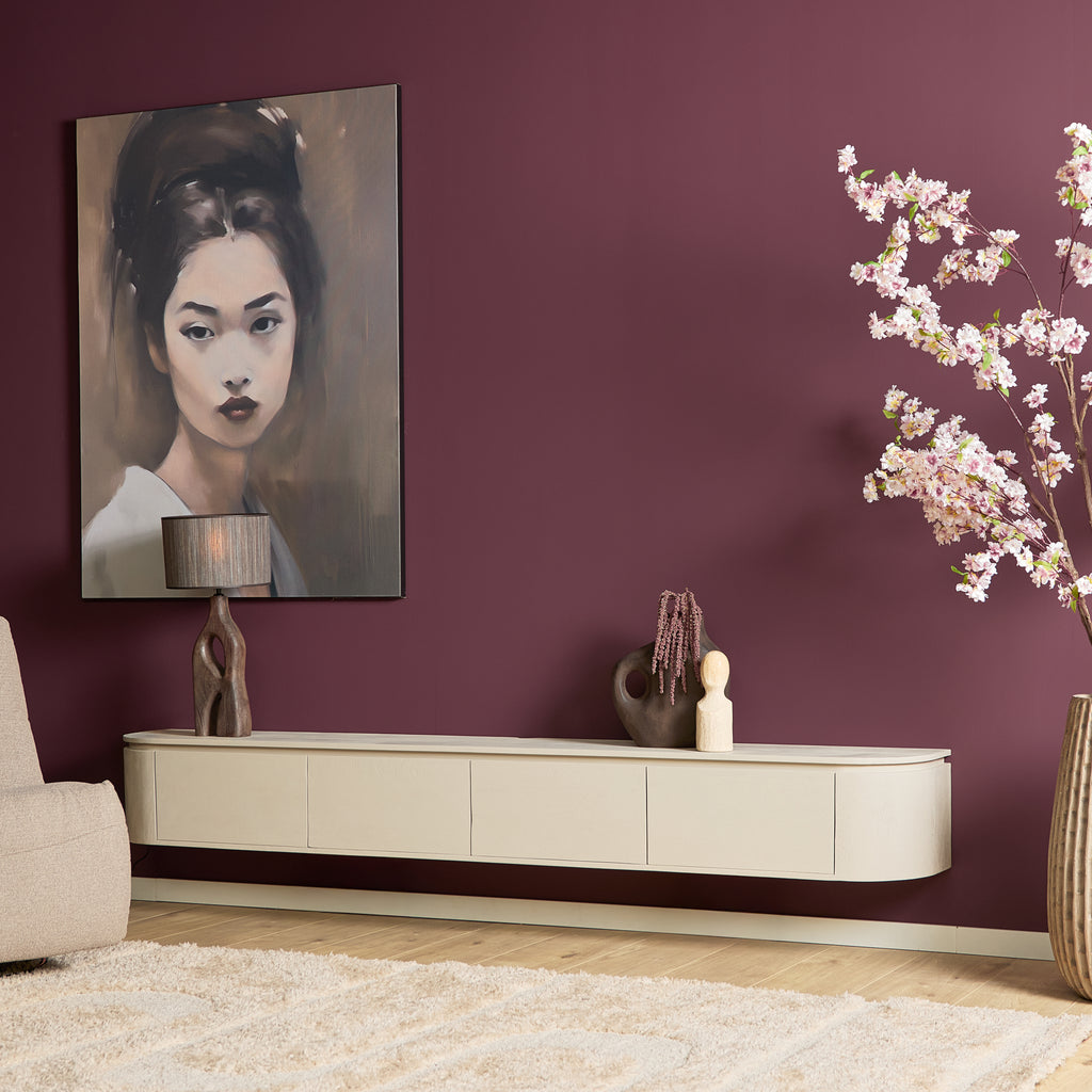 TV-Meubel Zwevend | Ambiance | Mangohout naturel