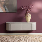 Tv-meubel Excellent | Zwevend | Mangohout Taupe