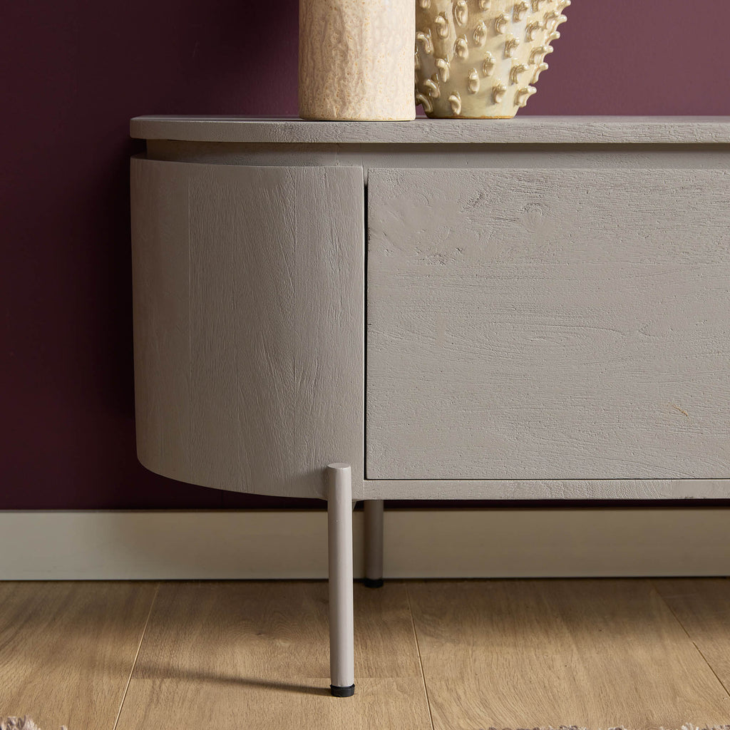 Tv-meubel Excellent | Zwevend | Mangohout Taupe