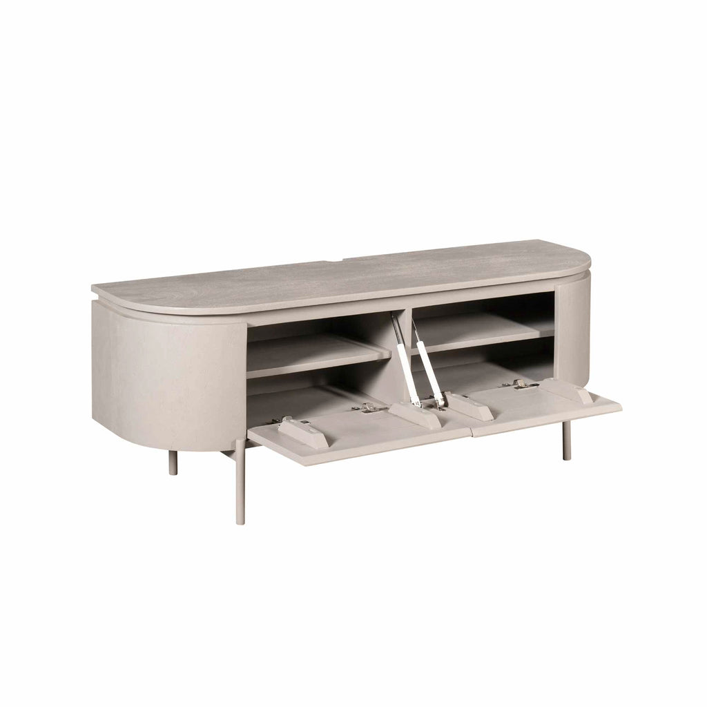 Tv-meubel Excellent | Zwevend | Mangohout Taupe