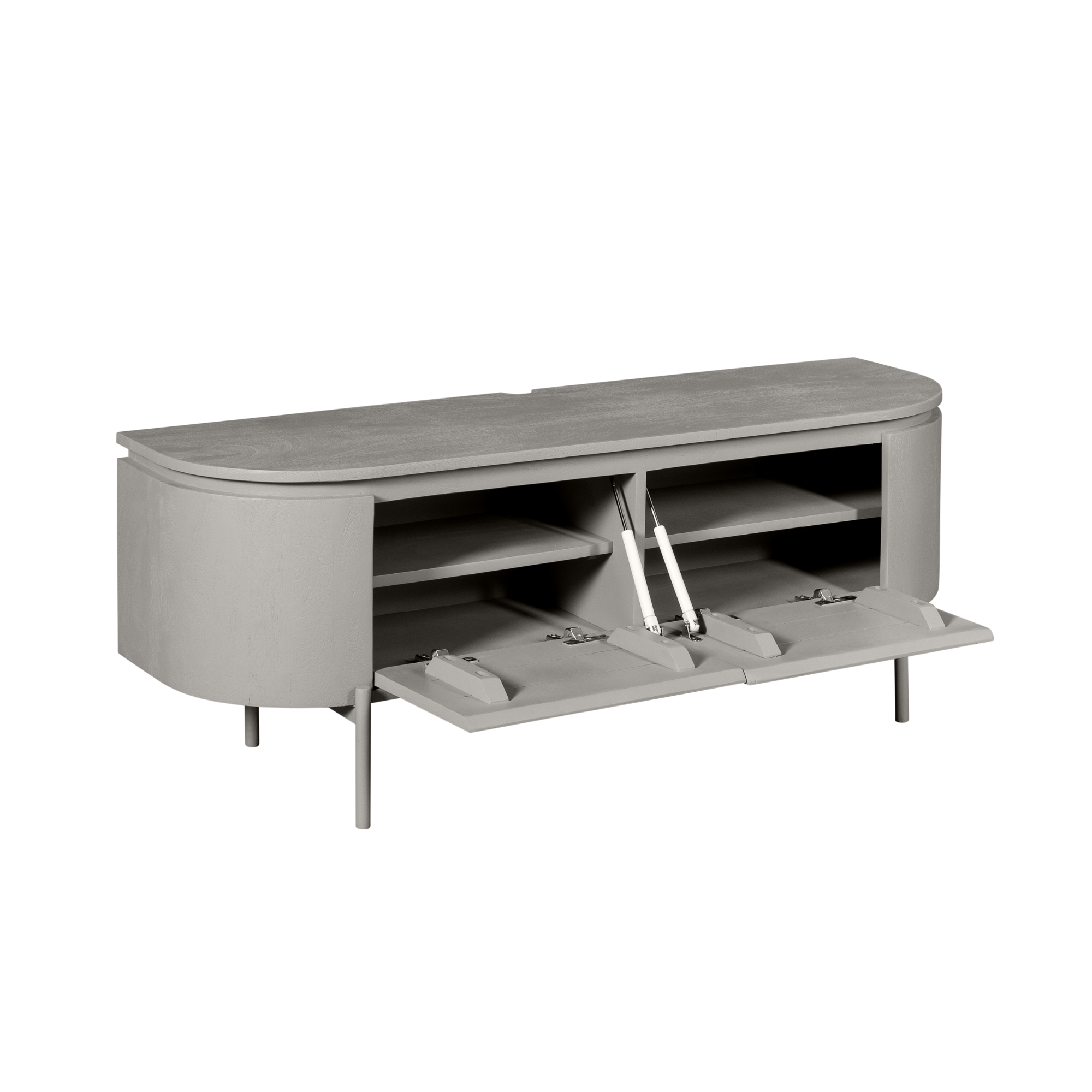 Tv-meubel Excellent | Zwevend | Mangohout Taupe